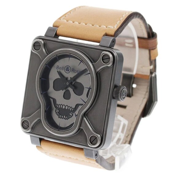 Bell&Ross Airborne II Skull Face BR01-92-SAⅡ Automatic Men's Watch - Picture 2 of 6